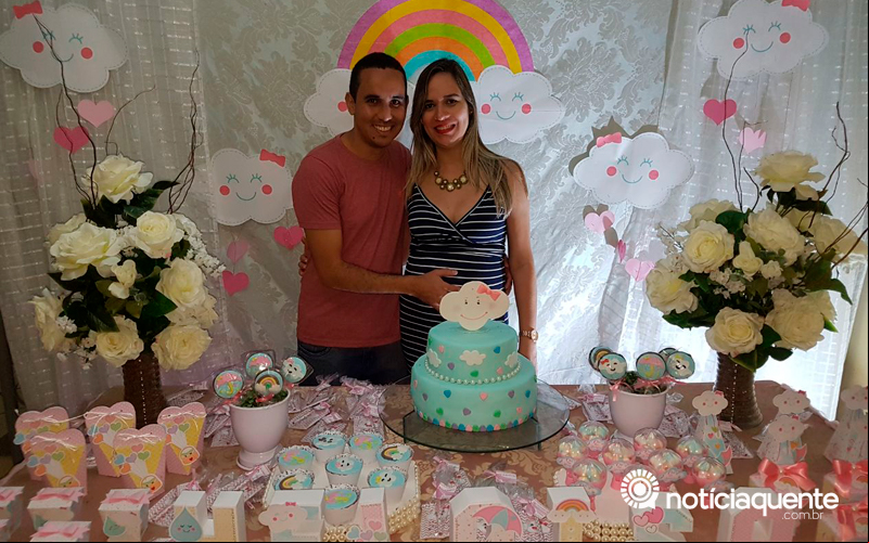 Chuva de Amor no Chá de Fralda da tão esperada Heloisa