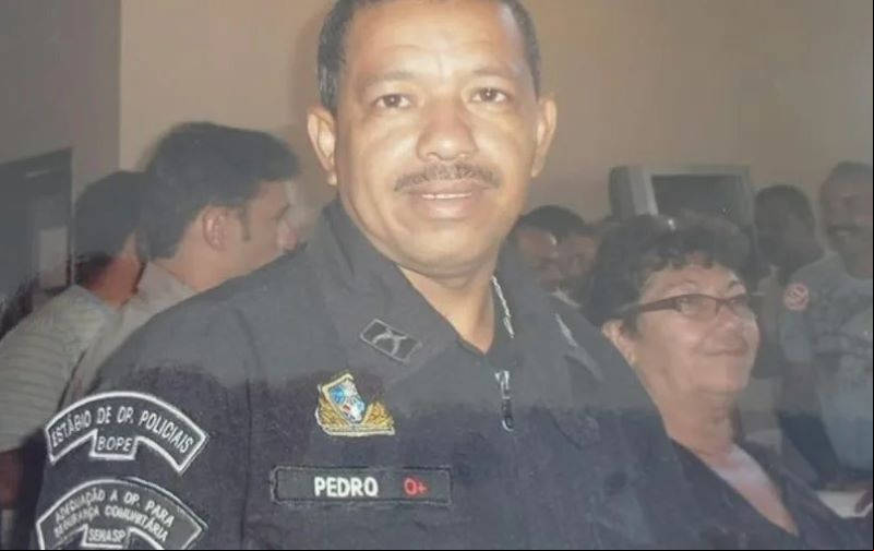 Militar Pedro Silva.